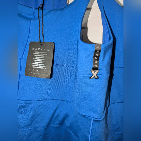 NWT Savage x Fenty by Rihanna Blue Hotline Jumpsuit Plus Size 18-20 - Picture 7 of 11